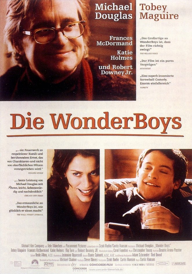 Wonder Boys - Pokoli hétvége - Plakátok