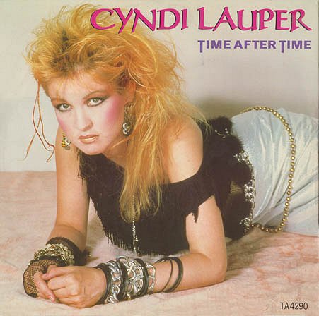 Cyndi Lauper - Time After Time - Plakátok