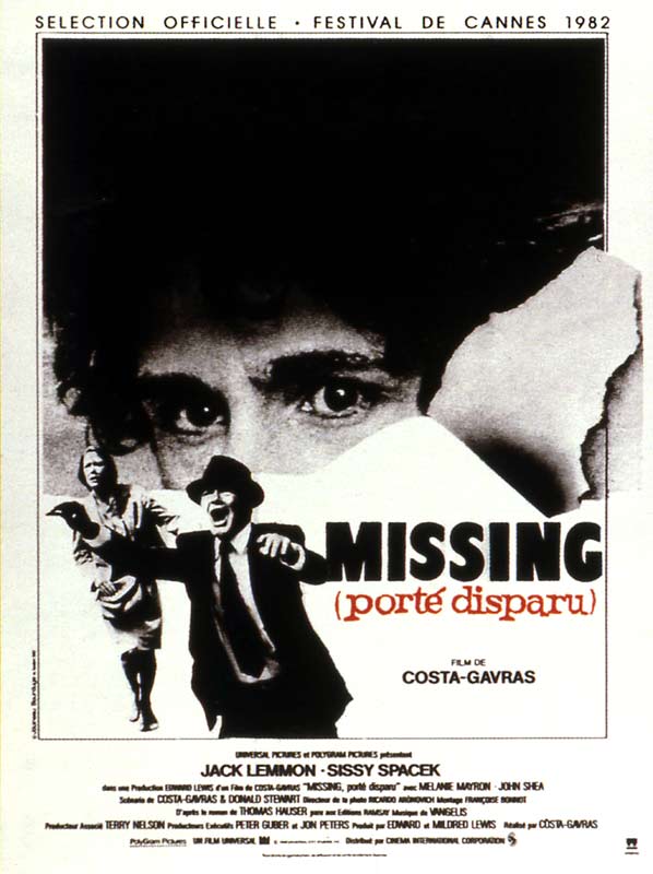 Missing - Porté disparu - Affiches