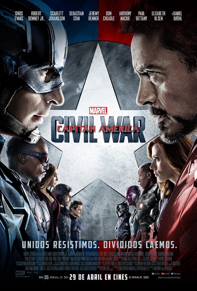 Capitán América: Civil War - Carteles