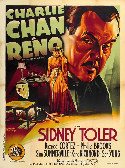 Charlie Chan in Reno - Affiches