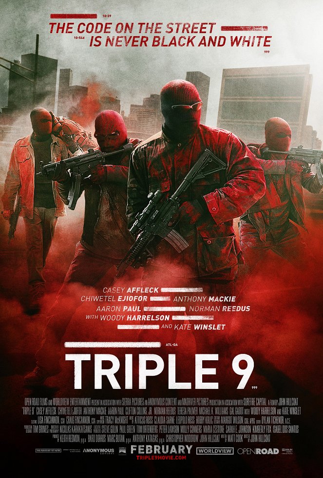 Triple 9 - Plakáty