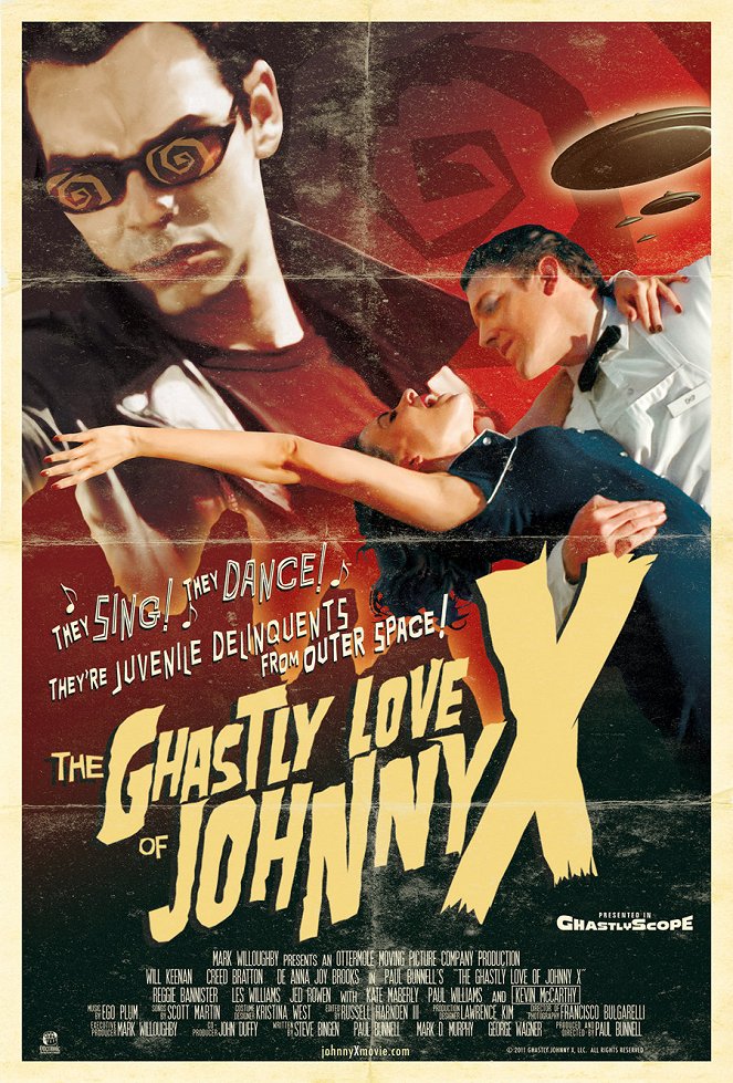 The Ghastly Love of Johnny X - Plakate