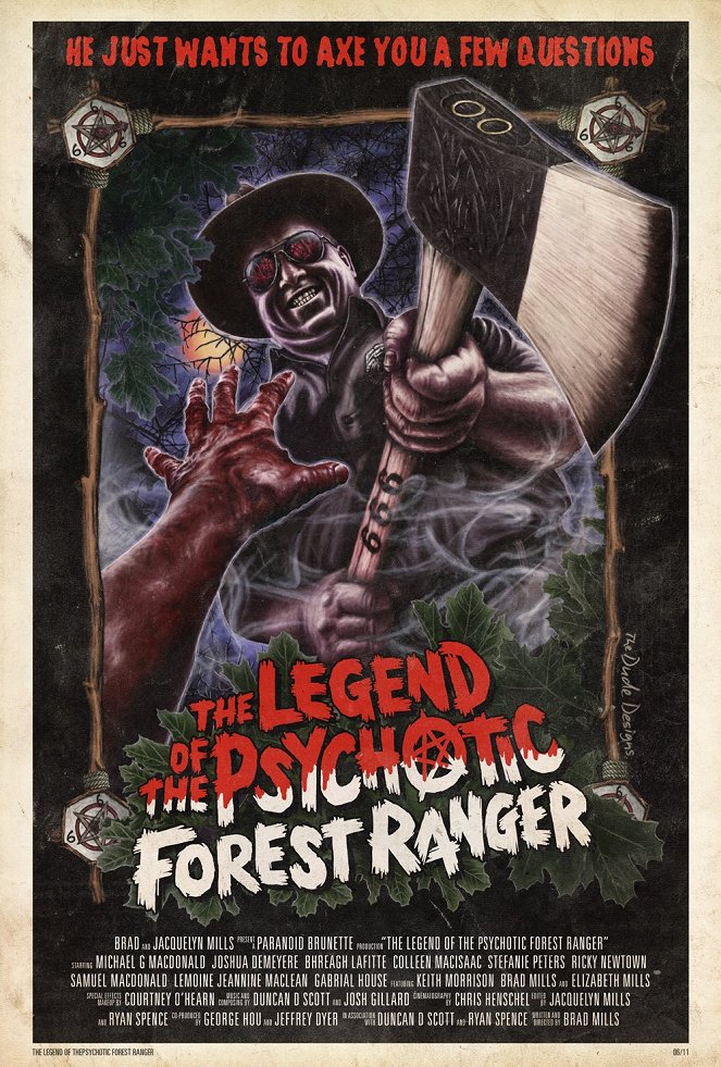The Legend of the Psychotic Forest Ranger - Plakátok