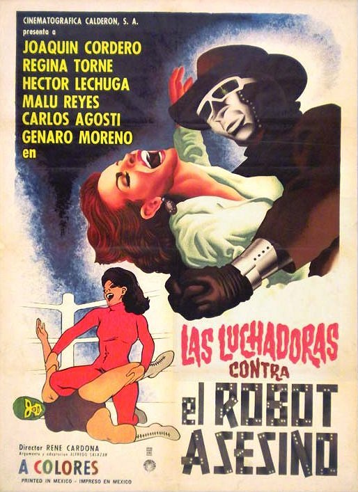 Las luchadoras contra el robot asesino - Posters