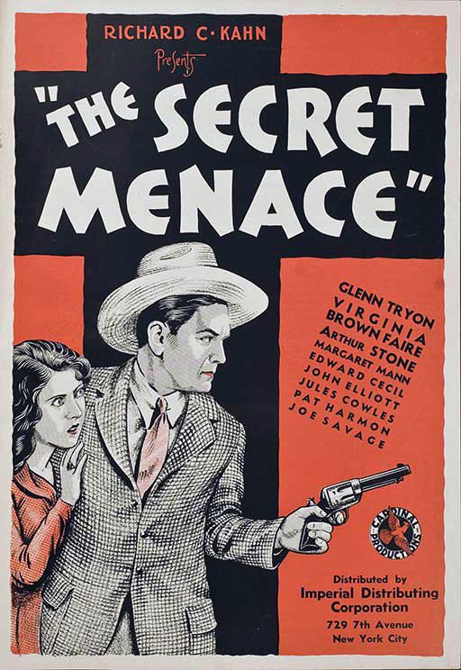 The Secret Menace - Affiches