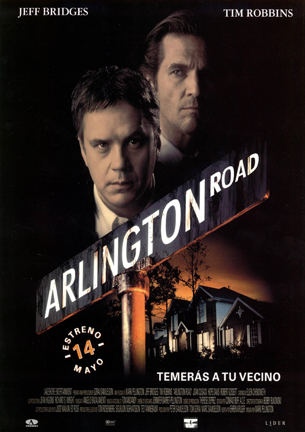 Arlington Road, temerás a tu vecino - Carteles