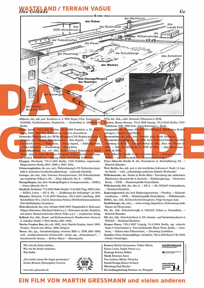 Das Gelände - Plakáty