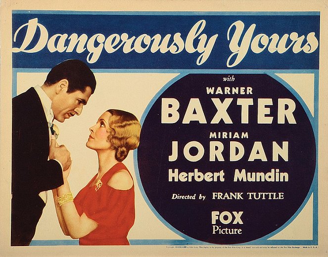Dangerously Yours - Carteles