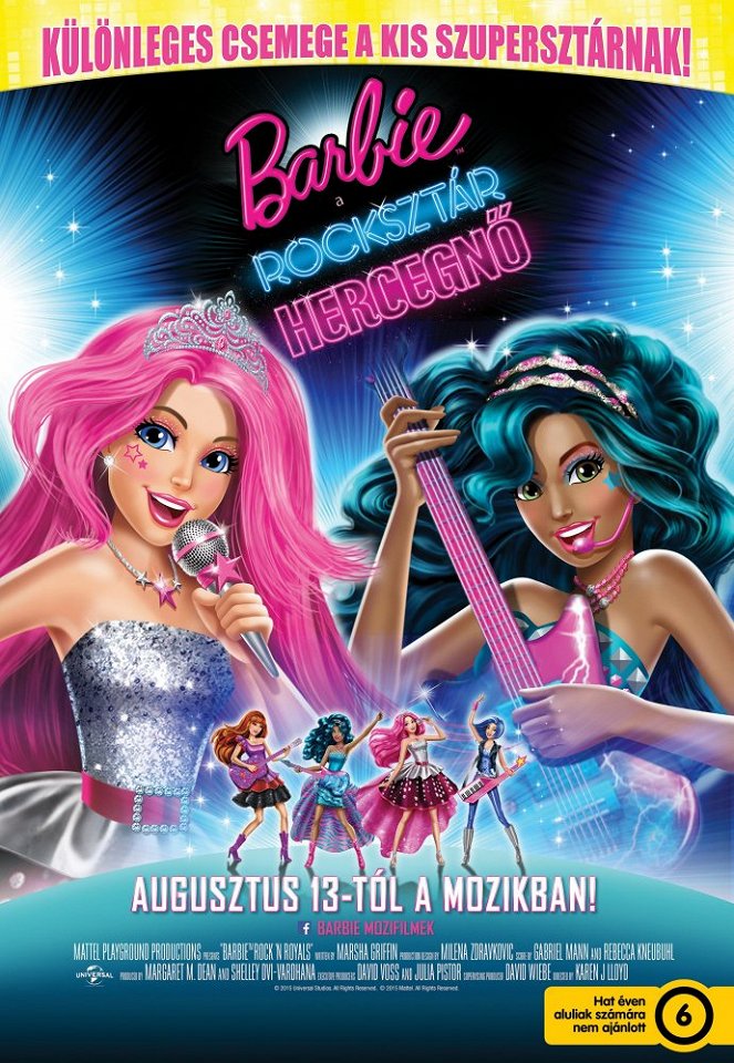 Barbie, a rocksztár hercegnő - Plakátok