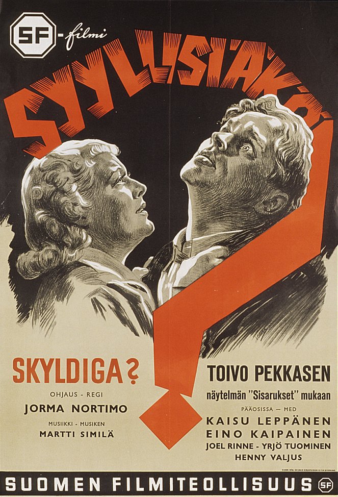 Syyllisiäkö? - Plakáty