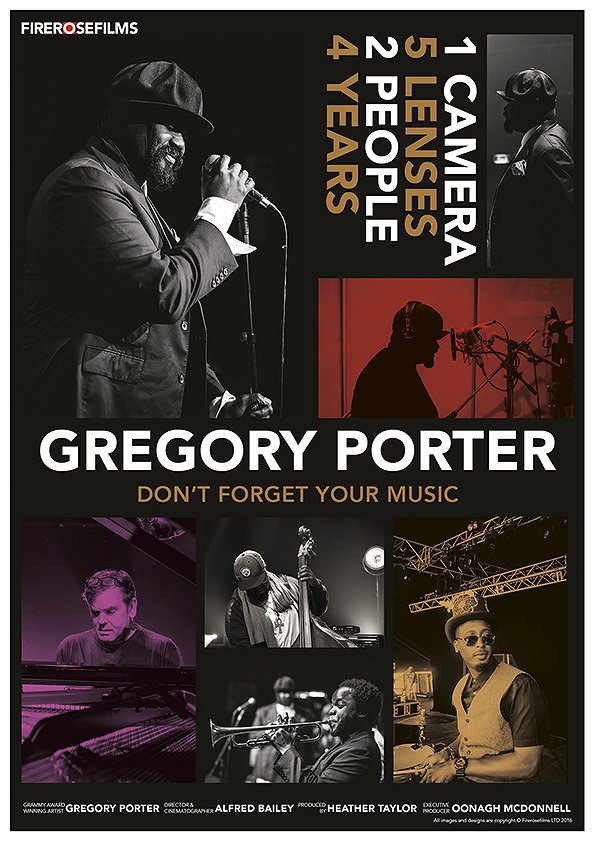 Gregory Porter: Don't Forget Your Music - Carteles