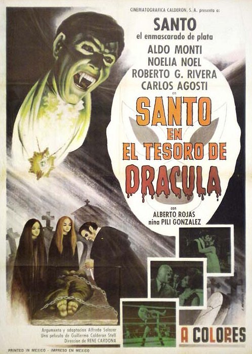 Santo in 'The Treasure of Dracula' - Posters