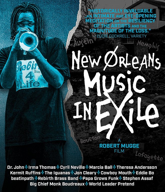 New Orleans Music in Exile - Affiches