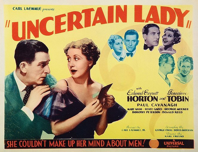 Uncertain Lady - Posters