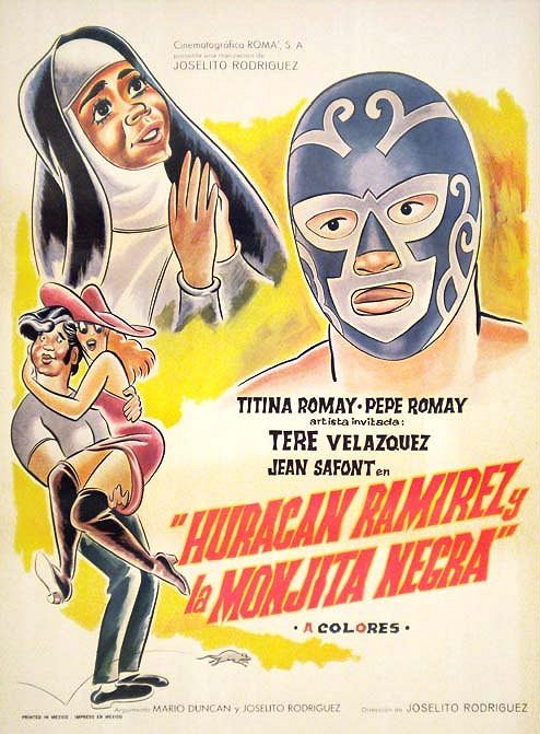 Huracán Ramírez y la monjita negra - Plagáty