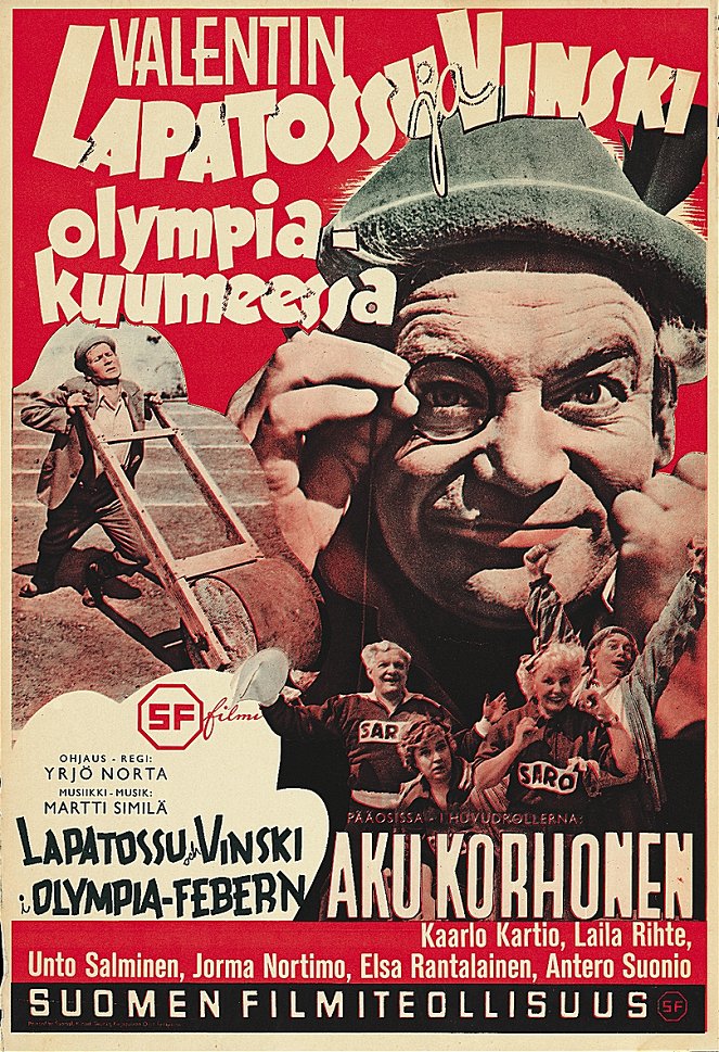 Lapatossu ja Vinski olympia-kuumeessa - Plakaty