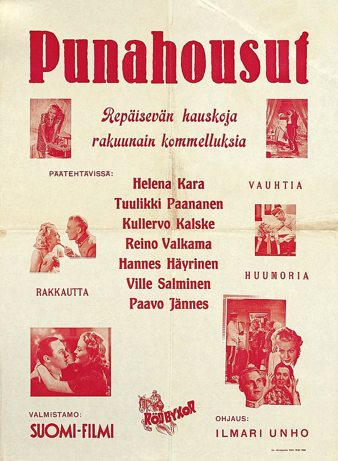 Punahousut - Plakaty