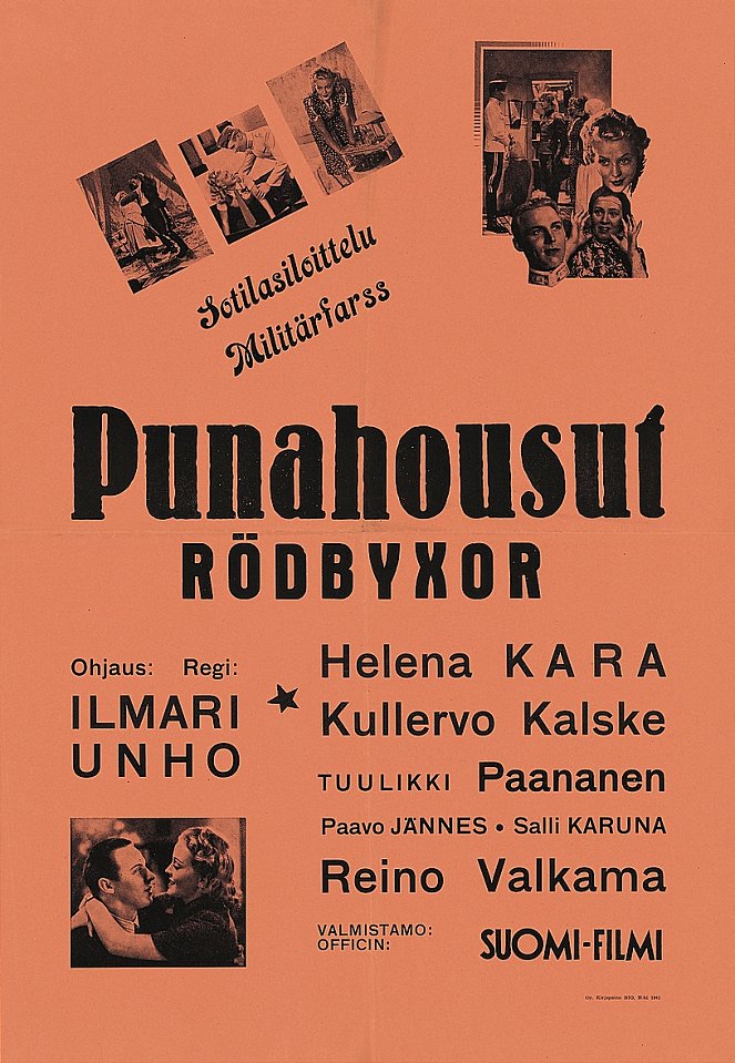 Punahousut - Plakaty