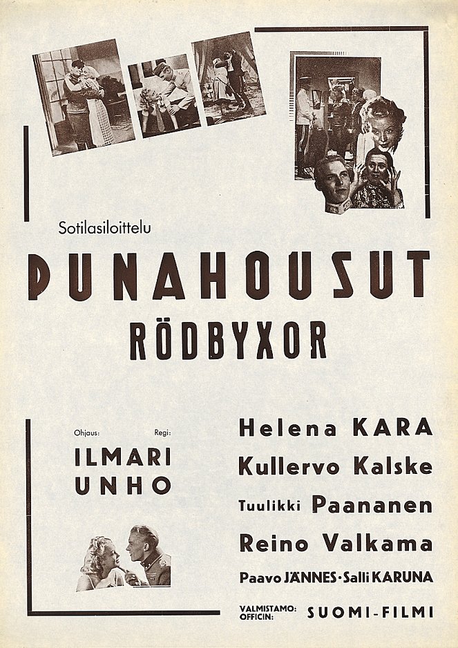 Punahousut - Plakáty