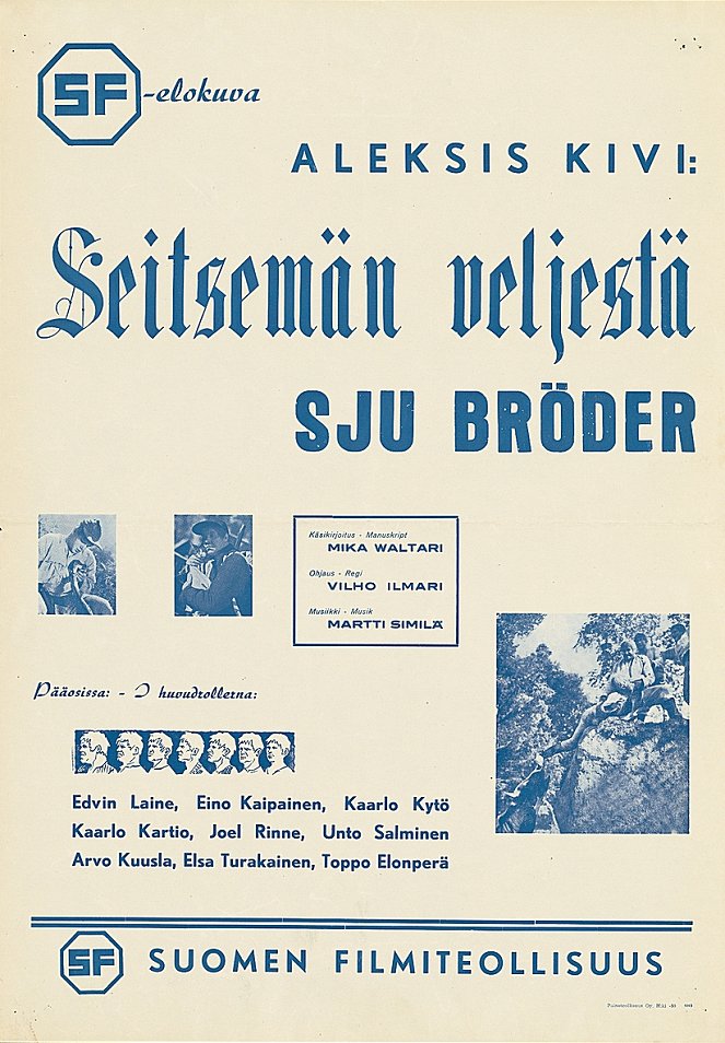 Seitsemän veljestä - Posters