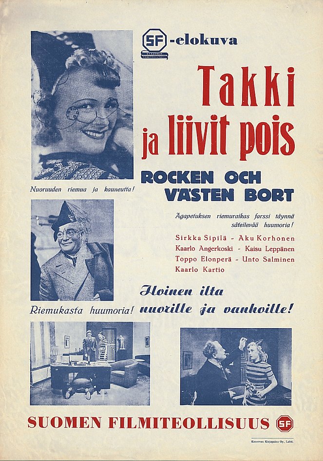 Takki ja liivit pois! - Plakátok