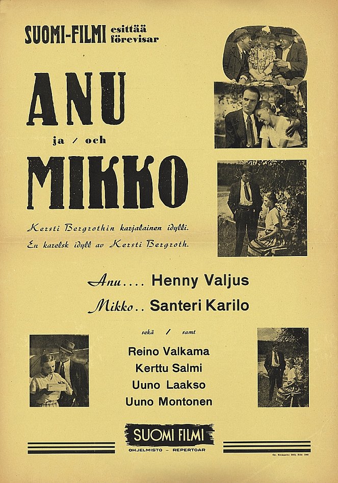 Anu et Mikko - Affiches