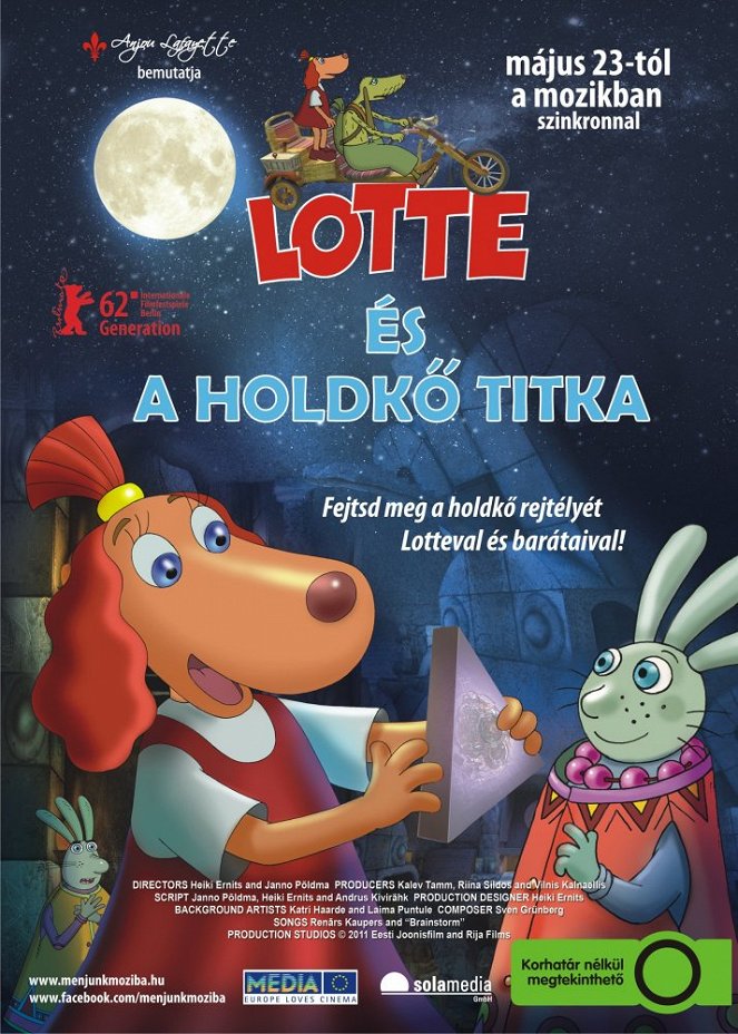 Lotte és a holdkő titka - Plakátok