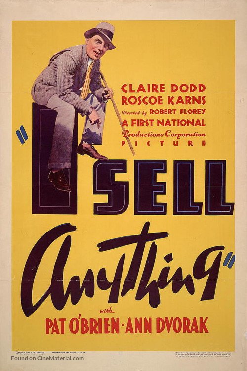 I Sell Anything - Affiches