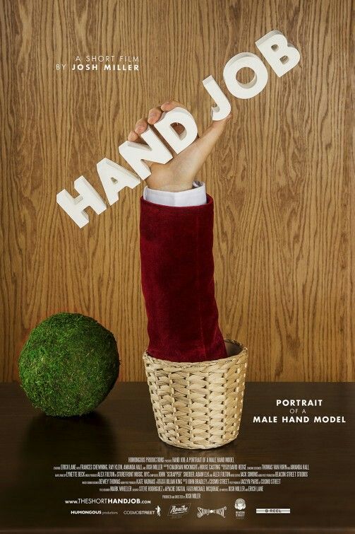 Hand Job: Portrait of a Male Hand Model - Plakate