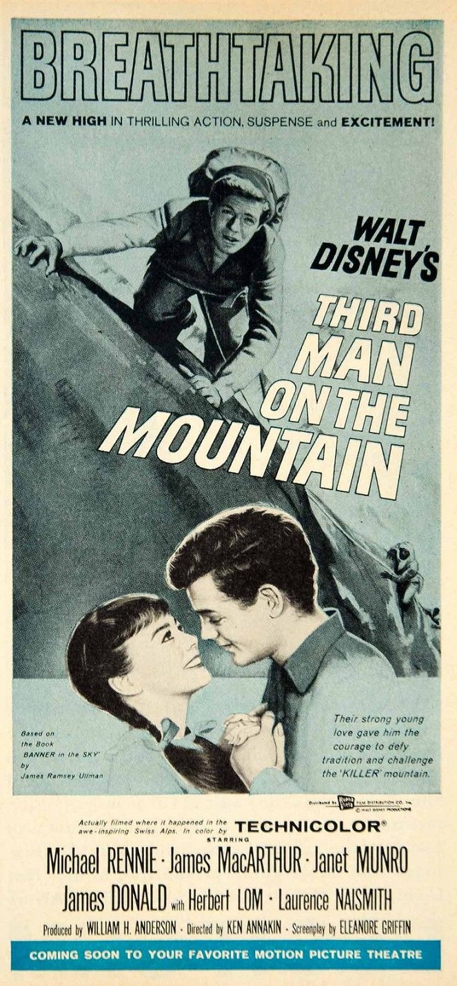 Third Man on the Mountain - Cartazes