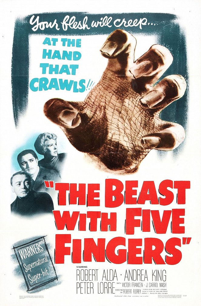 La bestia con cinco dedos - Carteles