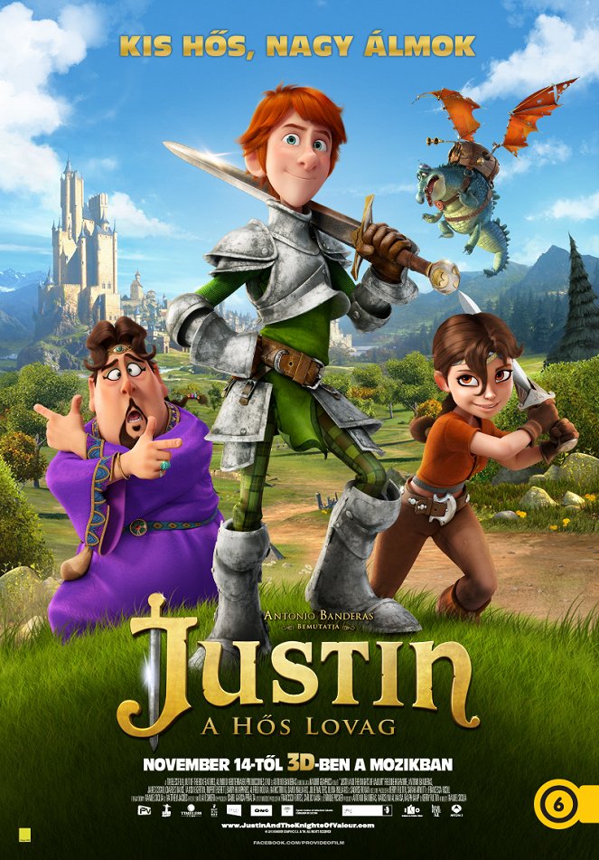 Justin, a hős lovag - Plakátok