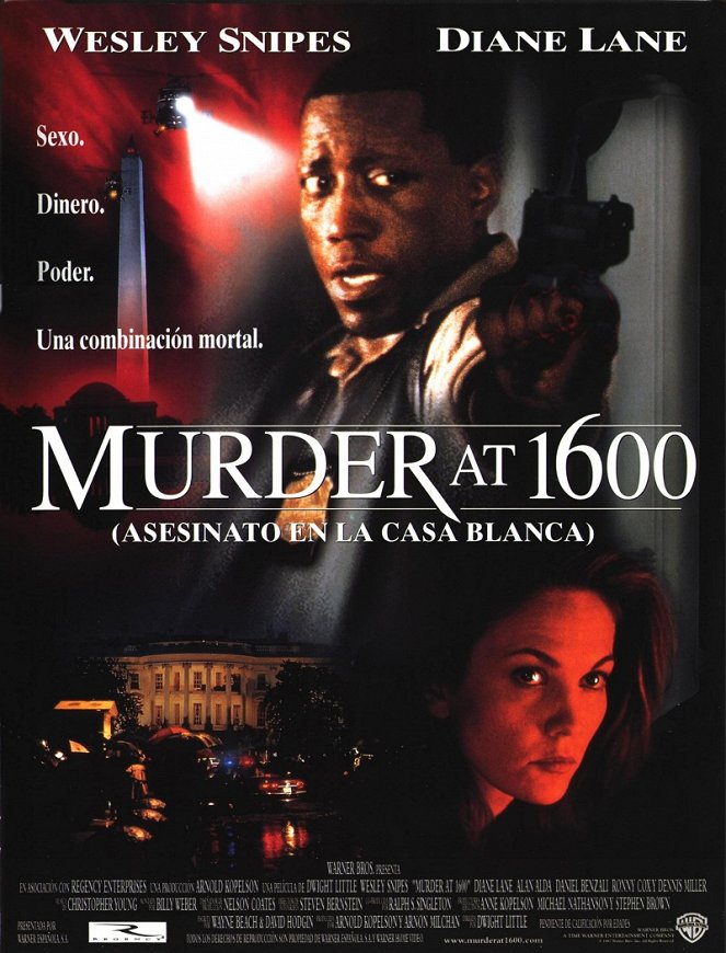Murder at 1600 (Asesinato en la Casa Blanca) - Carteles