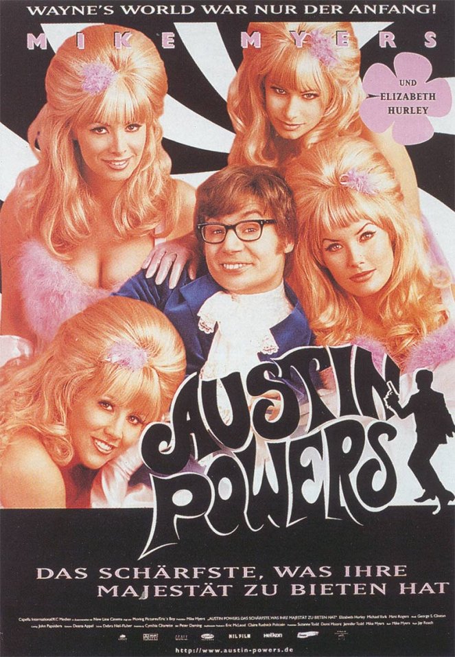 Austin Powers: International Man of Mystery - Julisteet