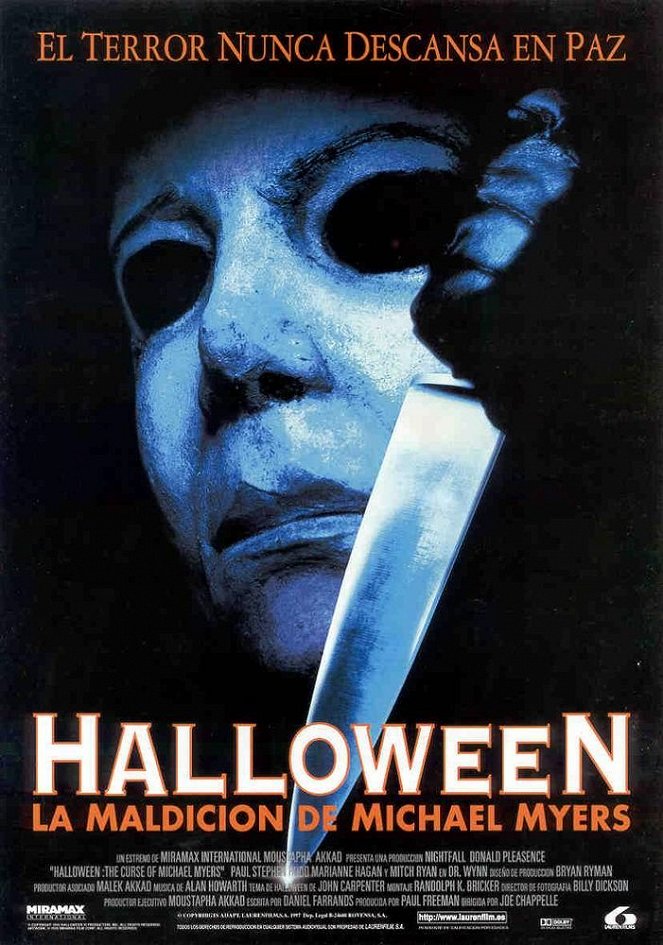 Halloween: La maldición de Michael Myers - Carteles
