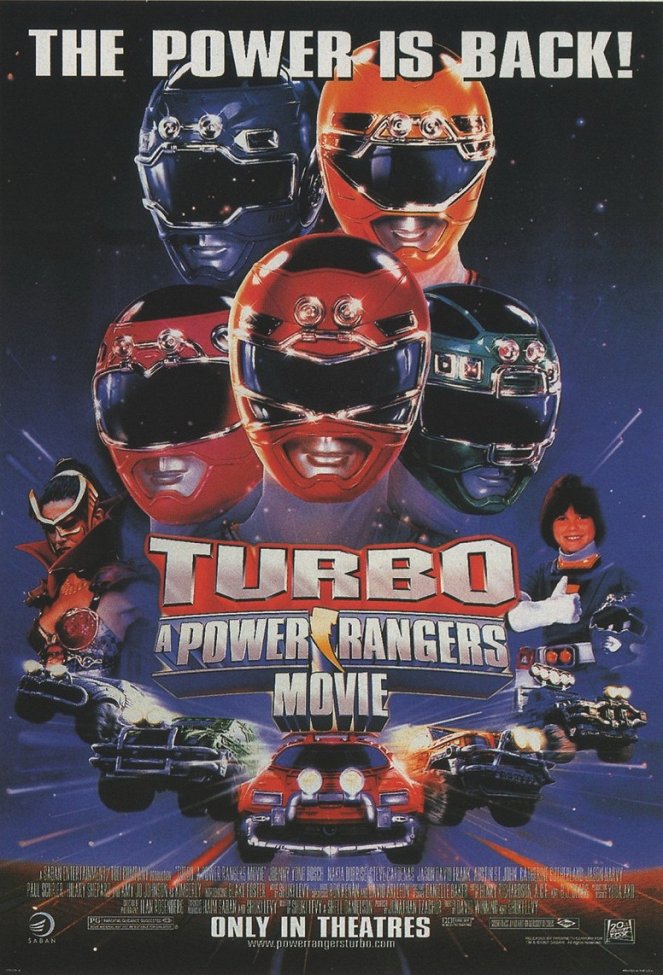 Turbo Power Rangers - Carteles