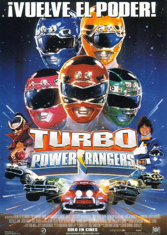 Turbo Power Rangers - Carteles