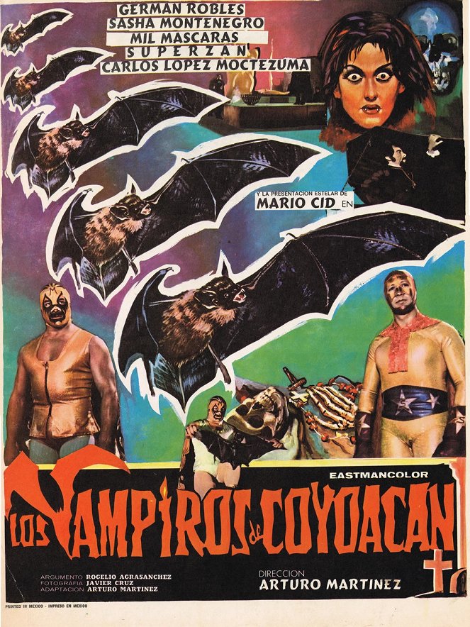 Los vampiros de Coyoacán - Posters