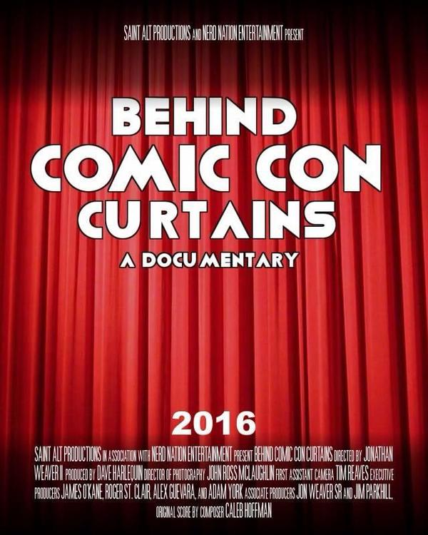 Behind Comic Con Curtains - Plakate