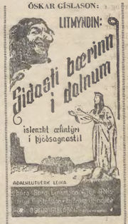 Síðasti bærinn í dalnum - Plagáty