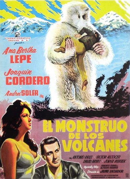 El monstruo de los volcanes - Plakate