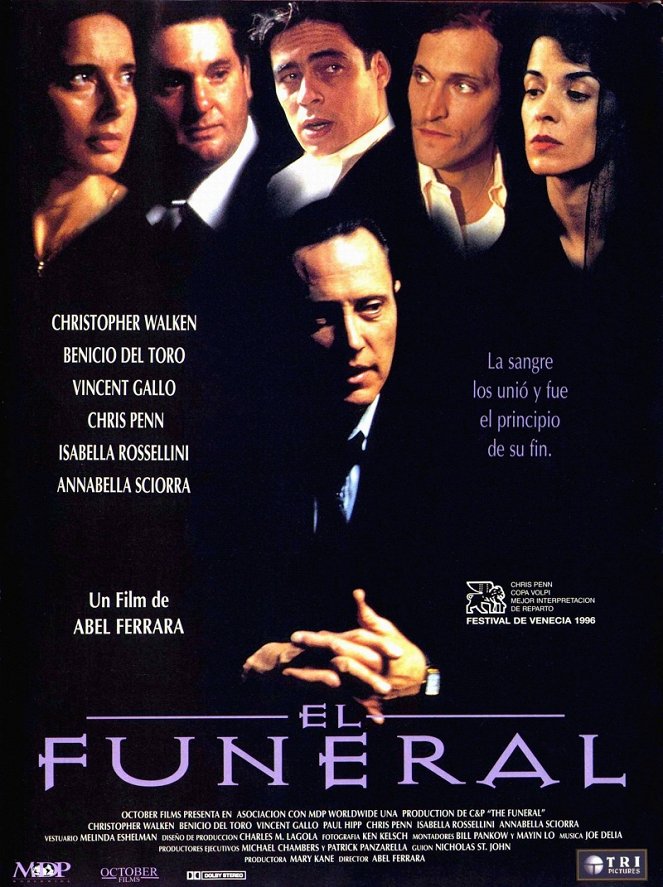El funeral - Carteles