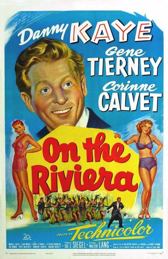 On the Riviera - Posters
