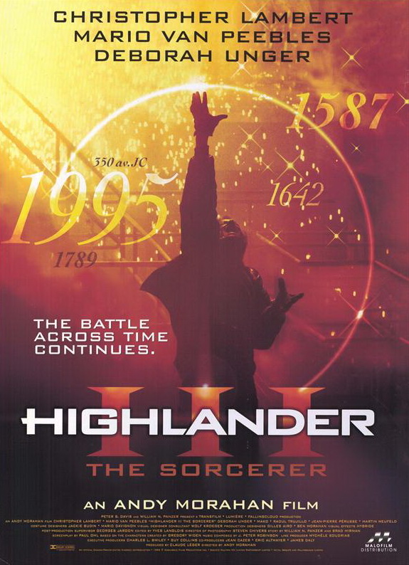 Highlander III: The Sorcerer - Julisteet