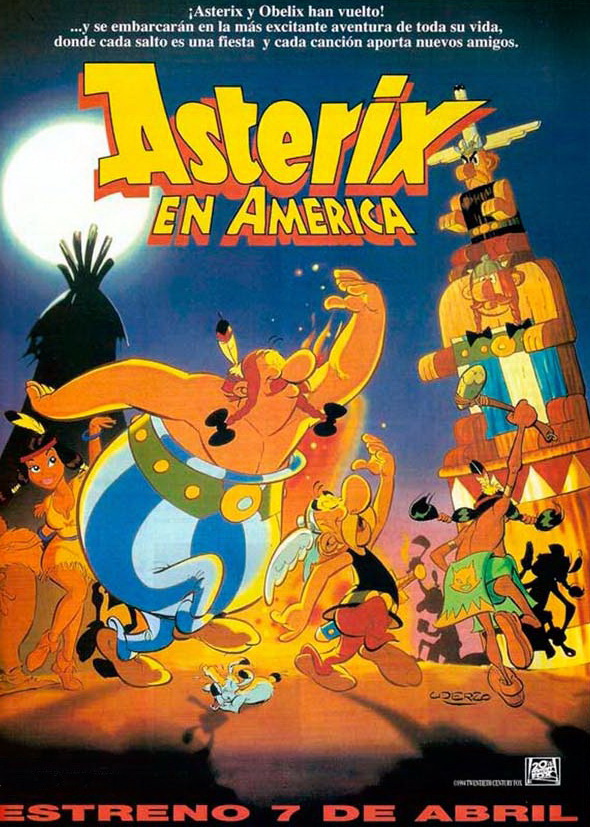 Astérix en América - Carteles