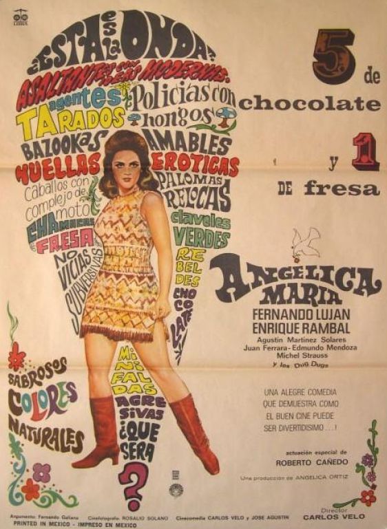 5 of chocolate and 1 of strawberry - Posters