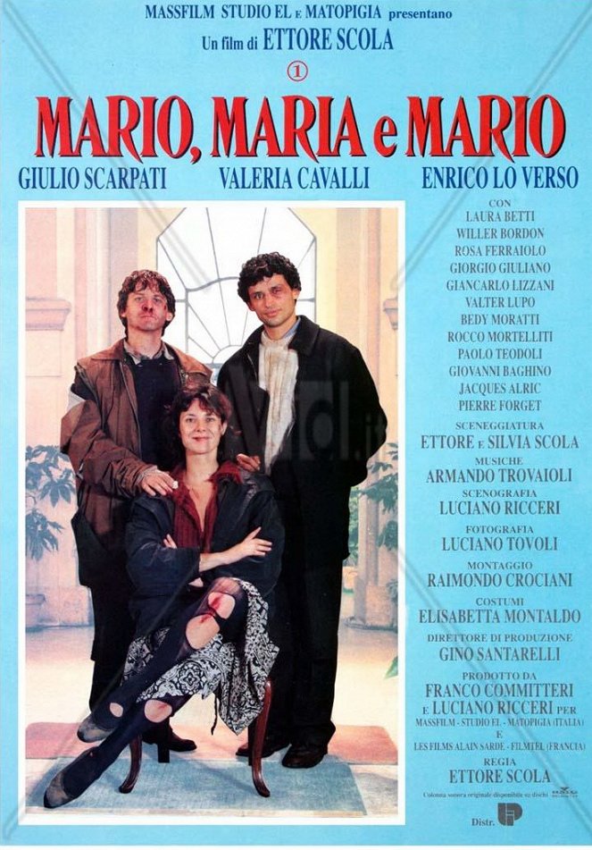 Mario, Maria e Mario - Posters