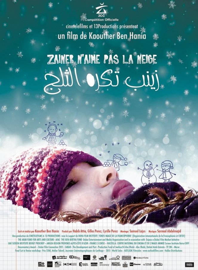 Zaineb n'aime pas la neige - Affiches