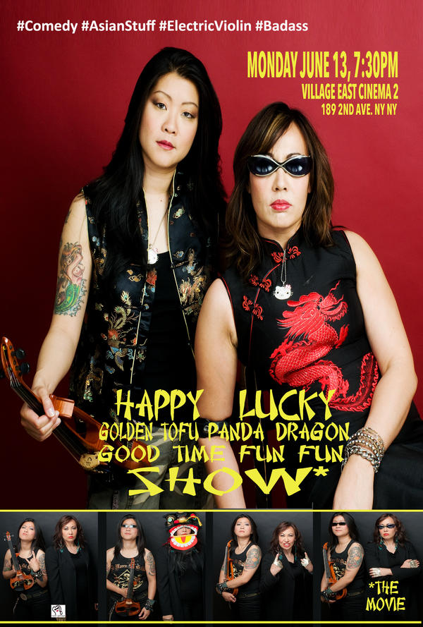 Happy Lucky Golden Tofu Panda Dragon Good Time Fun Fun Show - Plagáty